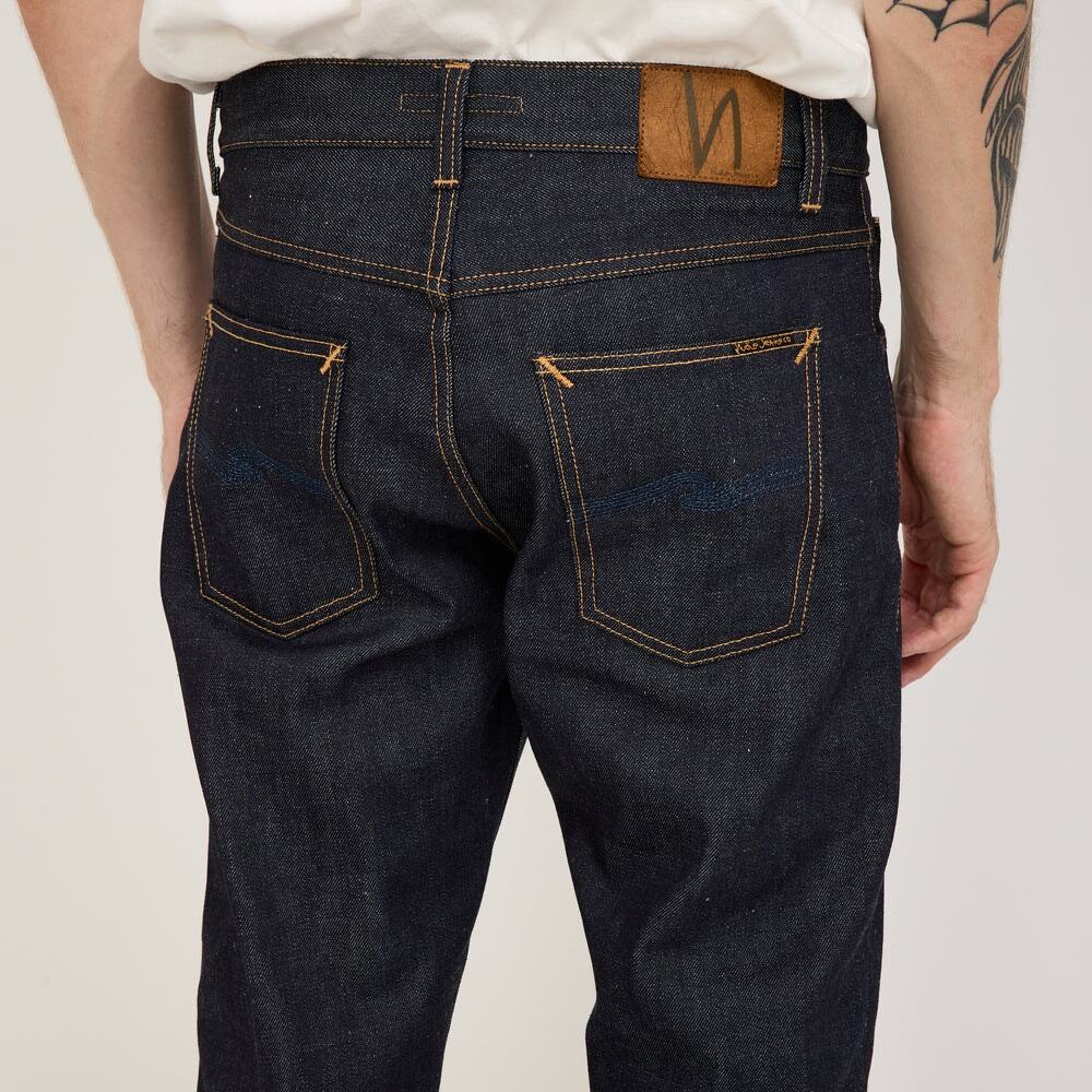 NUDIE JEANS Steady Eddie II Dry Ace Selvage Jean Men's Size 31 - Picture 4 of 15